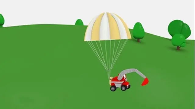和迷你卡車學習-第63集 高空降落傘