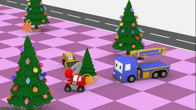 和迷你卡車學習-第79集 小聖誕樹